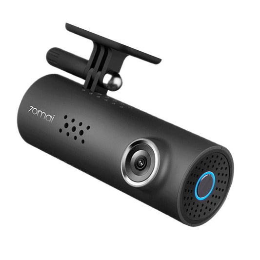 Camera auto frontala 70Mai, MiDrive 1S, 1080P, Wi-Fi, control vocal, unghi 130 grade, 2MP, MicroSD maxim 64GB, Negru