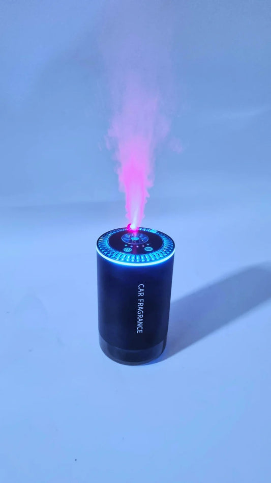 Difuzor parfum auto aromaterapie cu acumulator RGB proiectie stele plafon lumini ambientale