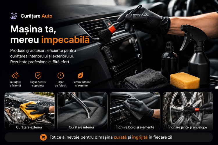 🧹 Curățare și Protecție Auto