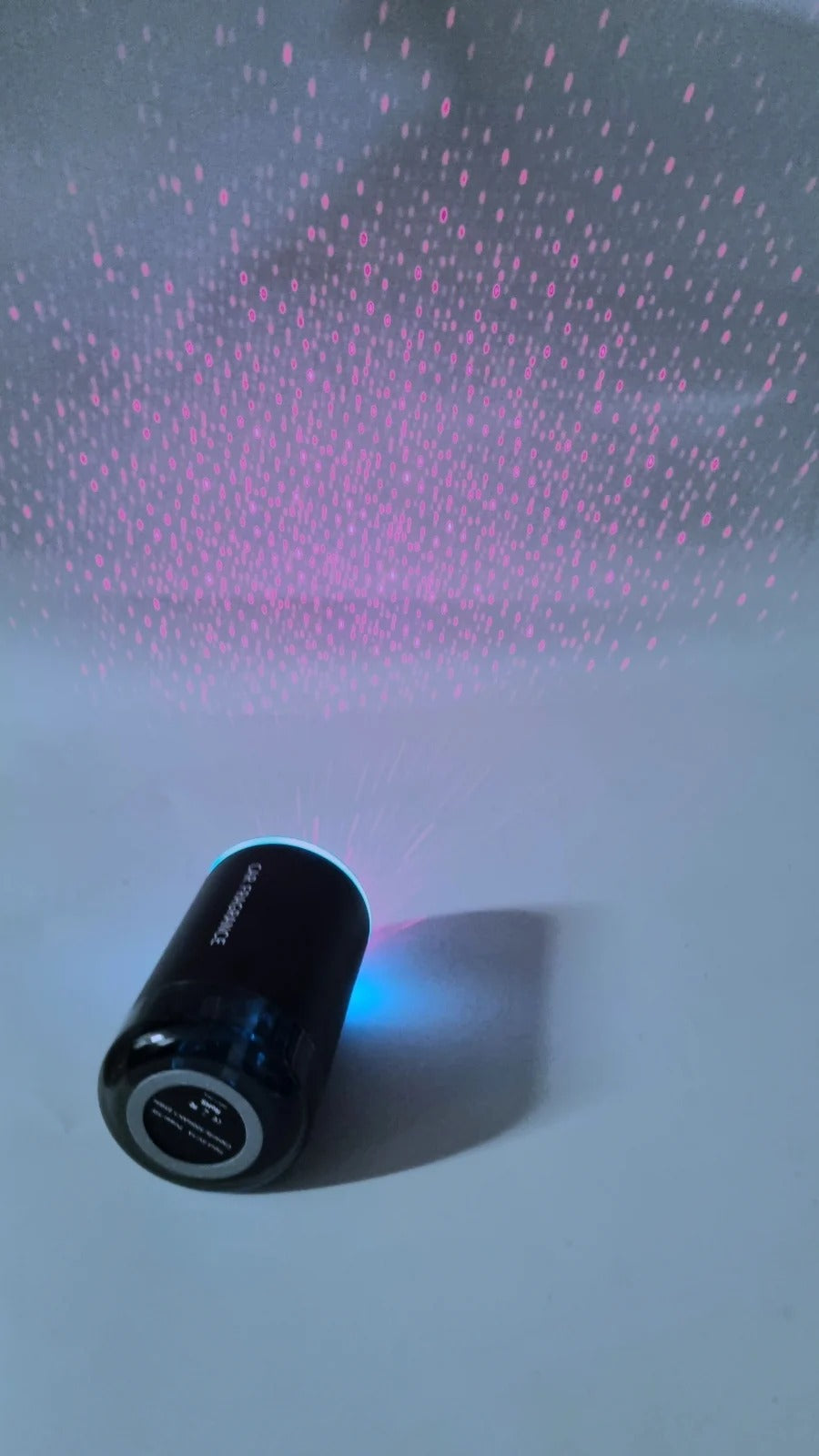 Difuzor parfum auto aromaterapie cu acumulator RGB proiectie stele plafon lumini ambientale