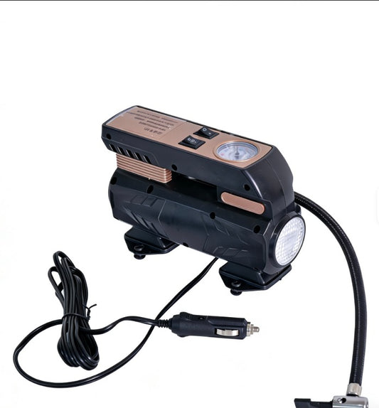 Compresor Auto Portabil Digital 12V | Umflare Rapidă Anvelope | Manometru LCD Integrat
